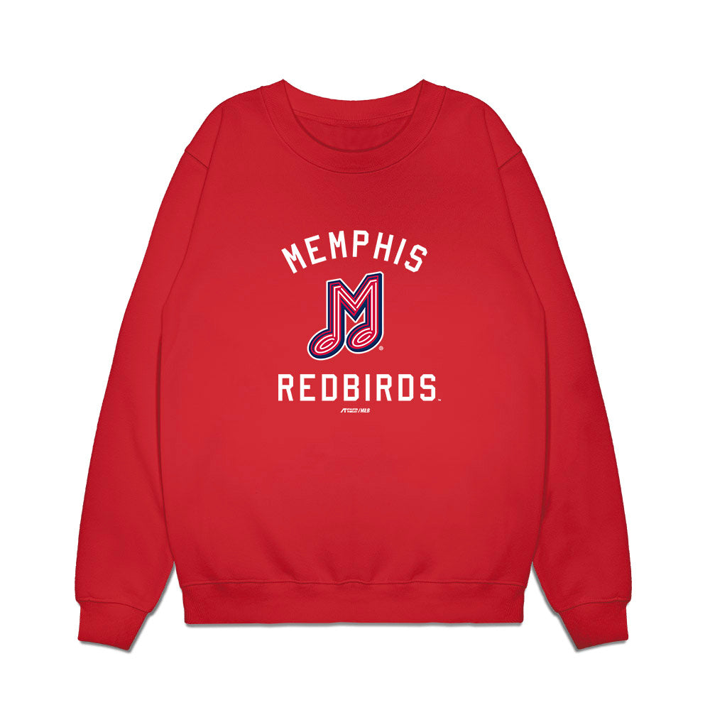 Memphis RedBirds - MILB Baseball : Andrew Schultz - Premium Crewneck Sweatshirt-0