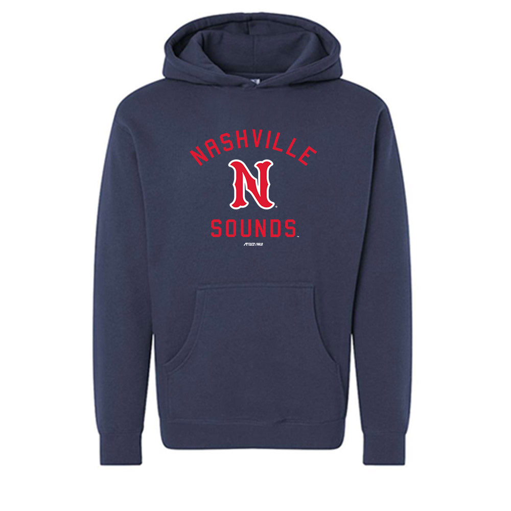Nashville Sounds - MILB Baseball : Ethan Murray - Hooded Pullover Sweatshirt-0