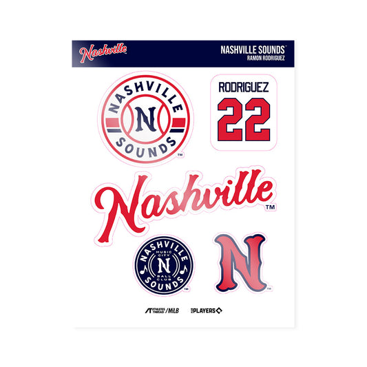 Nashville Sounds - MILB Baseball : Ramon Rodriguez - Sticker Sheet-0