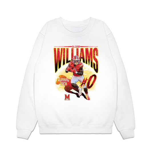 Maryland - NCAA Football : DeJuan Williams - Collage Premium Crewneck Sweatshirt-0