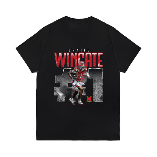 Maryland - NCAA Football : Daniel Wingate - Collage Comfort Colors T-Shirt-0