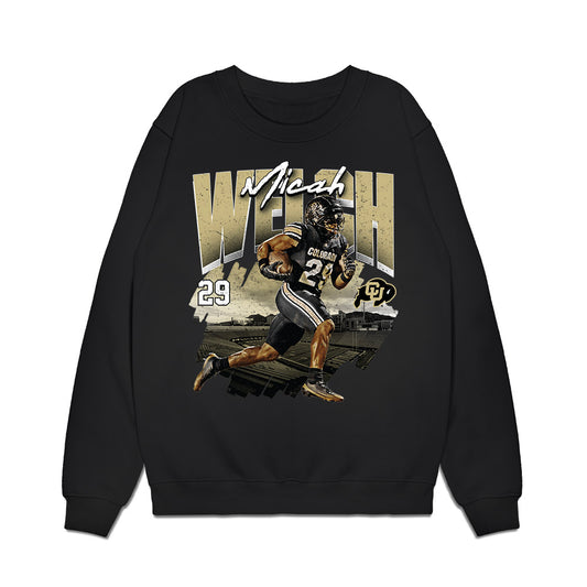 Colorado - NCAA Football : Micah Welch - Collage Premium Crewneck Sweatshirt-0