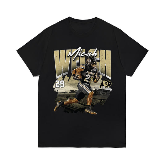 Colorado - NCAA Football : Micah Welch - Collage Comfort Colors T-Shirt-0