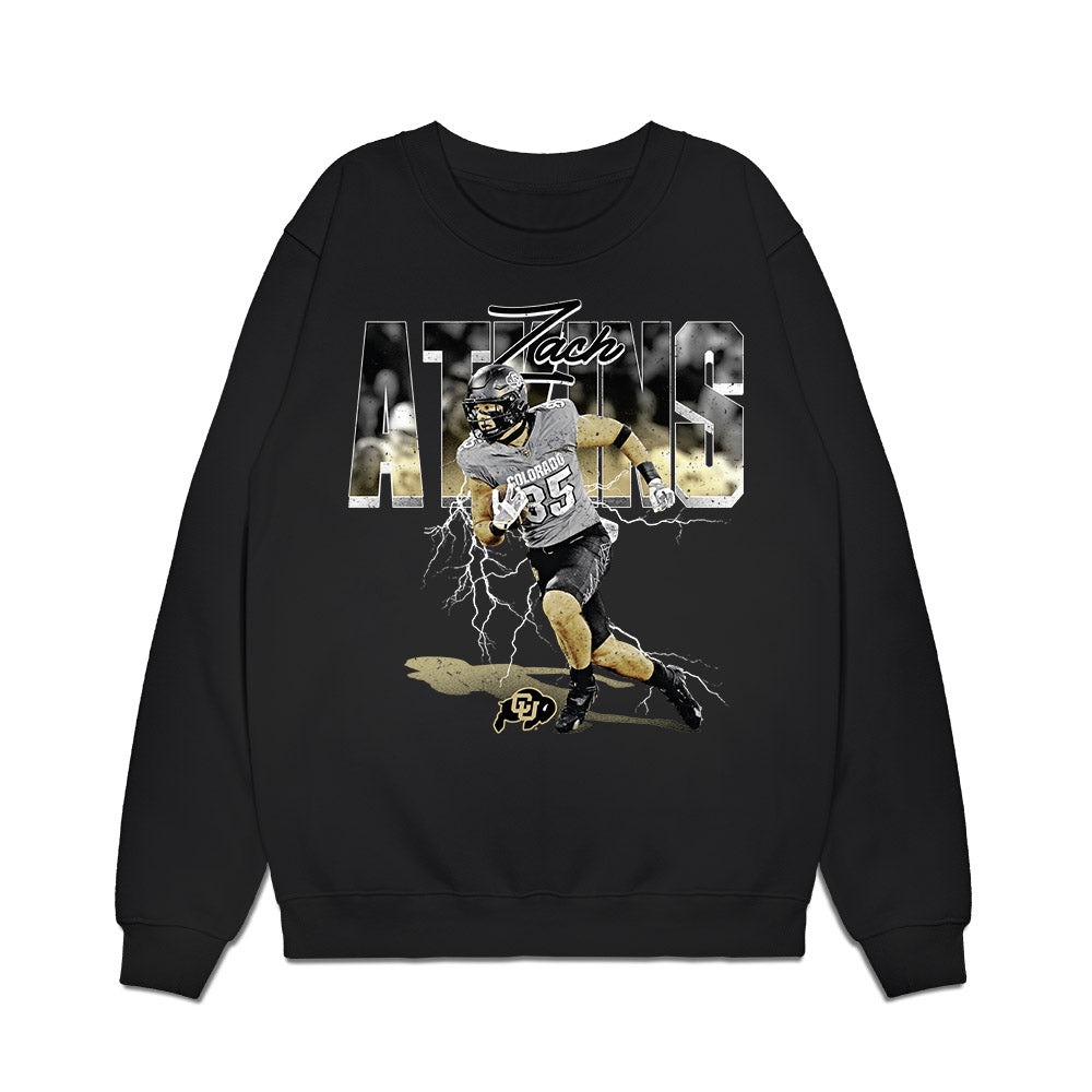 Colorado - NCAA Football : Zach Atkins - Collage Premium Crewneck Sweatshirt-0