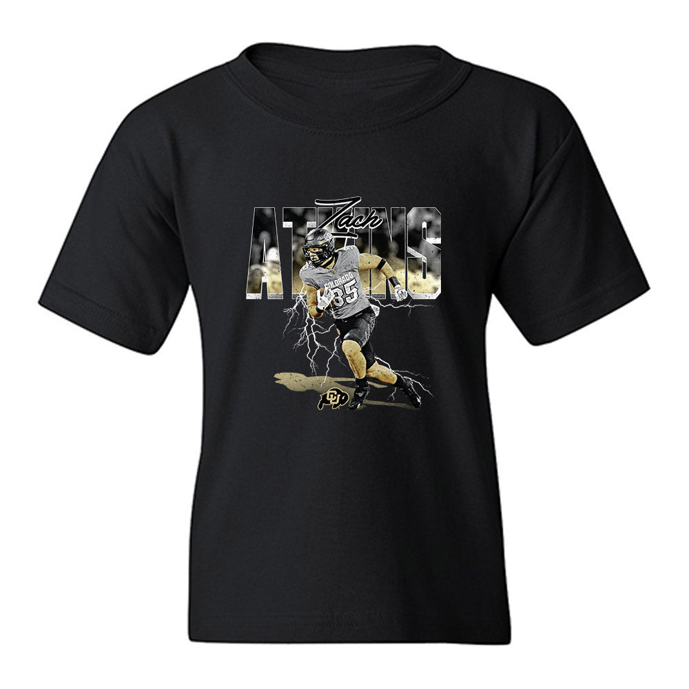 Colorado - NCAA Football : Zach Atkins - Collage Youth T-Shirt-0
