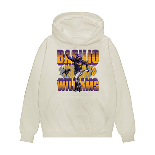 undefined - NCAA Baseball : Basilio Williams - Collage Premium Hooded Sweatshirt-0