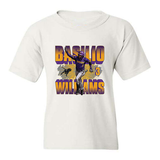 undefined - NCAA Baseball : Basilio Williams - Collage Youth T-Shirt-0