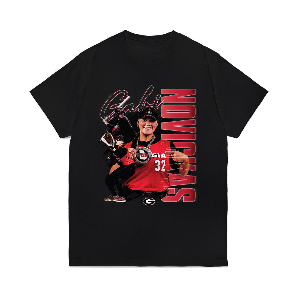 Georgia - NCAA Softball : Gabi Novickas - Collage Comfort Colors T-Shirt-0