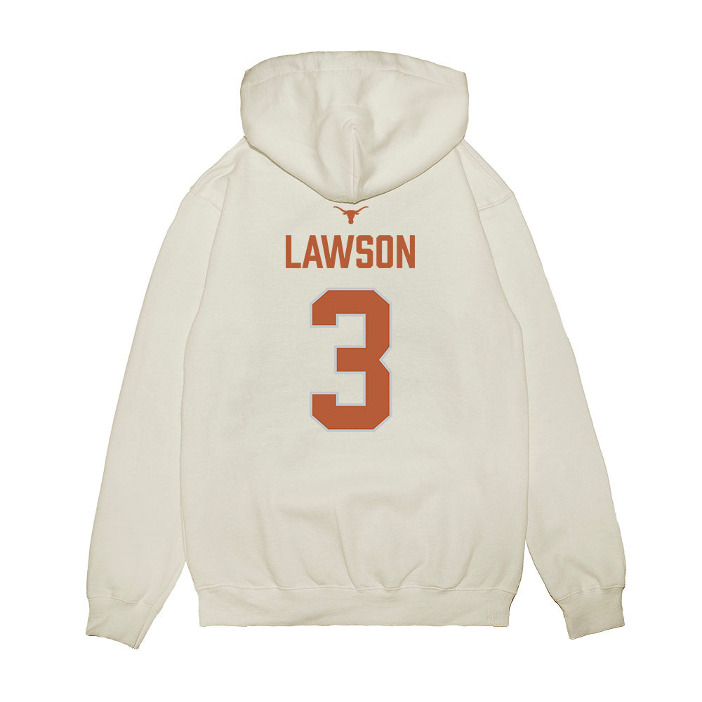 Texas - NCAA Softball : MaTaia Lawson - National Champions 2026 Hook' Em Premium Hooded Sweatshirt-1