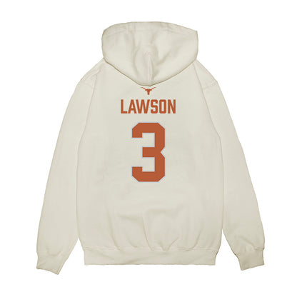 Texas - NCAA Softball : MaTaia Lawson - National Champions 2026 Hook' Em Premium Hooded Sweatshirt-1
