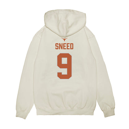 Texas - NCAA Softball : Alisa Sneed - National Champions 2026 Hook' Em Premium Hooded Sweatshirt-1