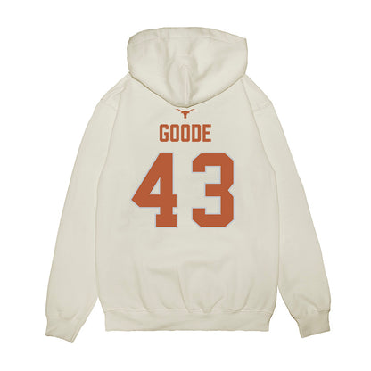 Texas - NCAA Softball : Leighann Goode - National Champions 2026 Hook' Em Premium Hooded Sweatshirt-1