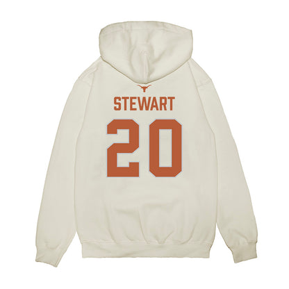 Texas - NCAA Softball : Katie Stewart - National Champions 2026 Hook' Em Premium Hooded Sweatshirt-1