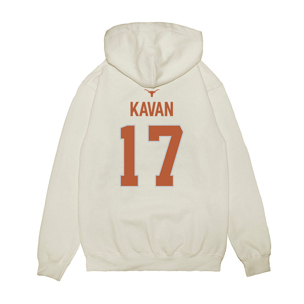 Texas - NCAA Softball : Teagan Kavan - National Champions 2026 Hook' Em Premium Hooded Sweatshirt-1