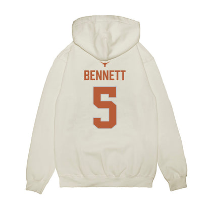 Texas - NCAA Softball : Kaydee Bennett - National Champions 2026 Hook' Em Premium Hooded Sweatshirt-1