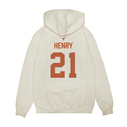 Texas - NCAA Softball : Kayden Henry - National Champions 2026 Hook' Em Premium Hooded Sweatshirt-1