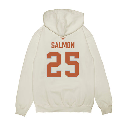 Texas - NCAA Softball : Cambria Salmon - National Champions 2026 Hook' Em Premium Hooded Sweatshirt-1