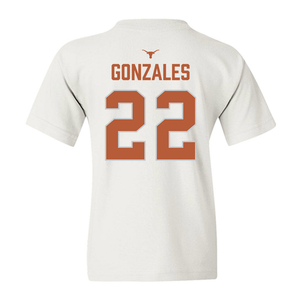 Texas - NCAA Softball : Brenlee Gonzales - National Champions 2026 Hook' Em Youth T-Shirt-1