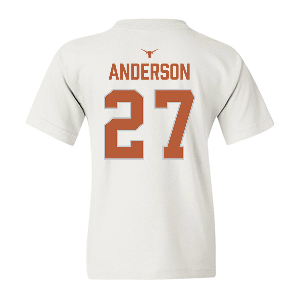 Texas - NCAA Softball : Taylor Anderson - National Champions 2026 Hook' Em Youth T-Shirt-1