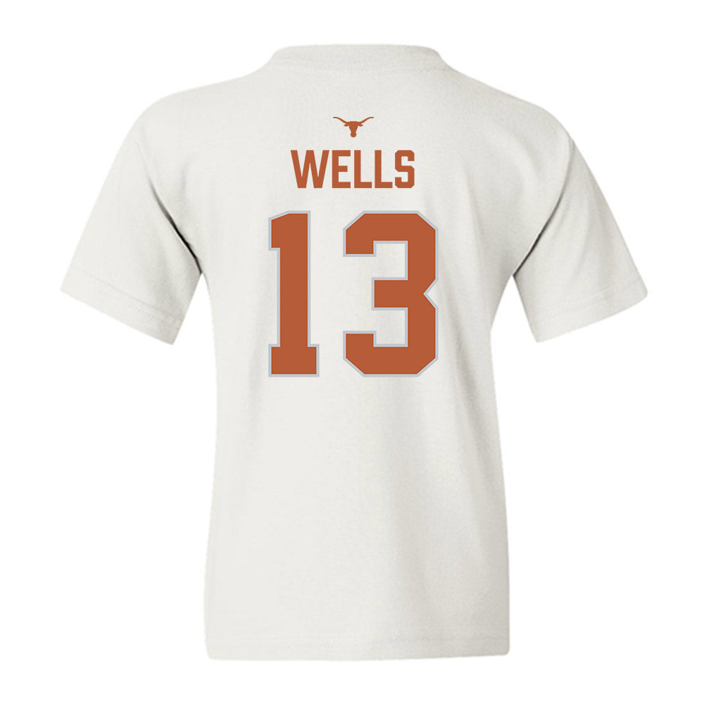Texas - NCAA Softball : Hannah Wells - National Champions 2026 Hook' Em Youth T-Shirt-1