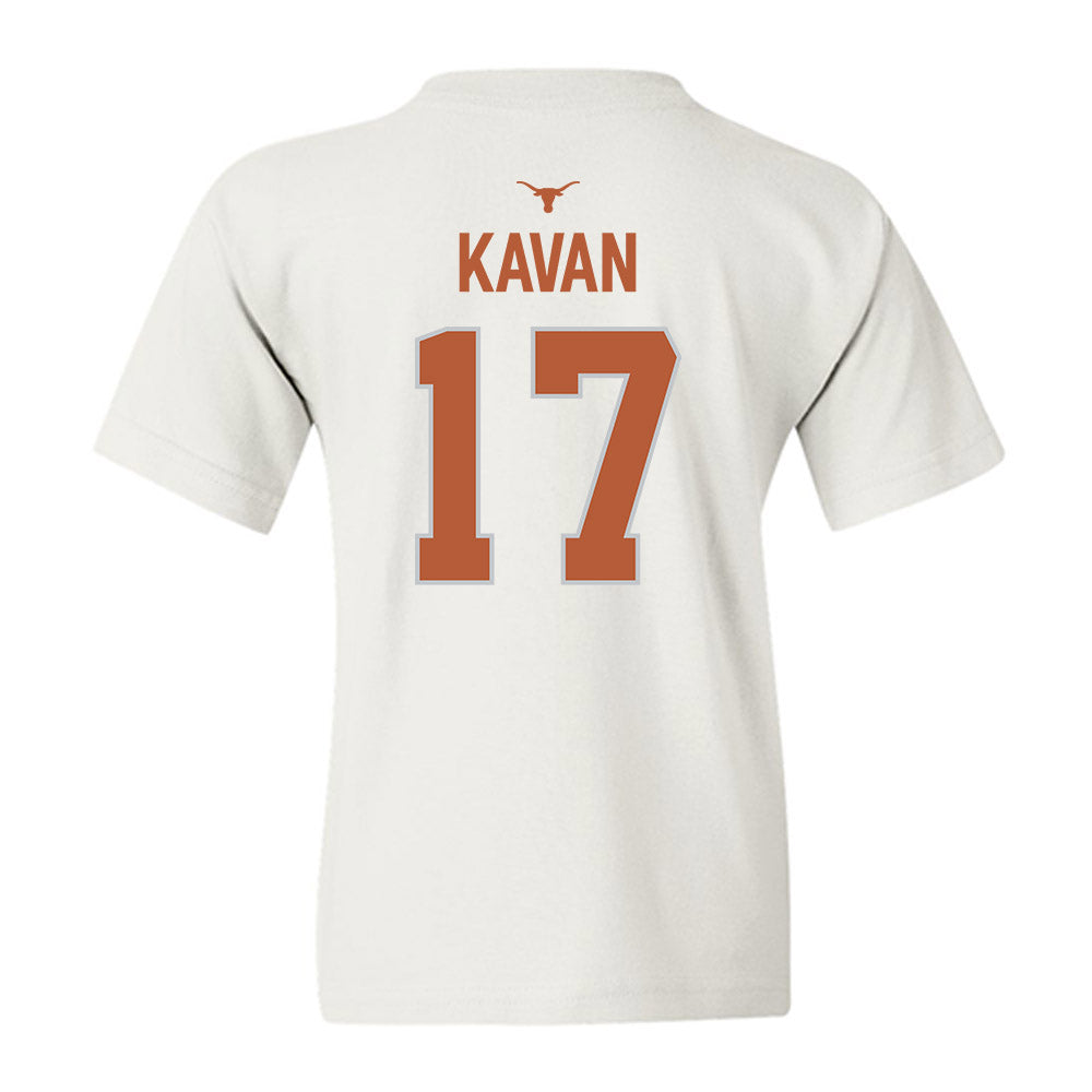 Texas - NCAA Softball : Teagan Kavan - National Champions 2026 Hook' Em Youth T-Shirt-1