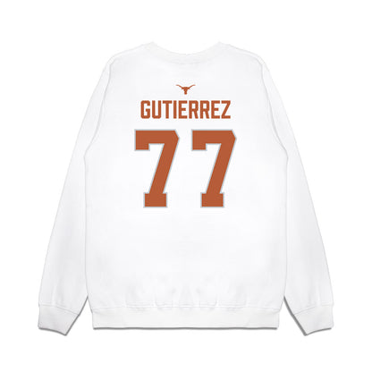 Texas - NCAA Softball : Citlaly Gutierrez - National Champions 2026 Hook' Em Premium Crewneck Sweatshirt-1