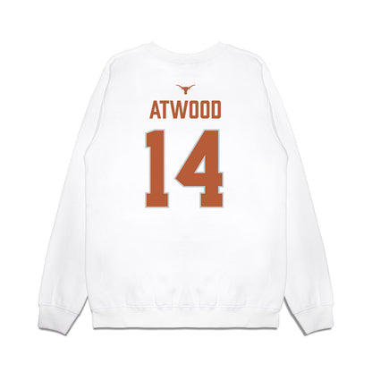 Texas - NCAA Softball : Reese Atwood - National Champions 2026 Hook' Em Premium Crewneck Sweatshirt-1
