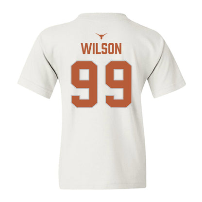 Texas - NCAA Softball : Drea Wilson - National Champions 2026 Hook' Em Youth T-Shirt-1