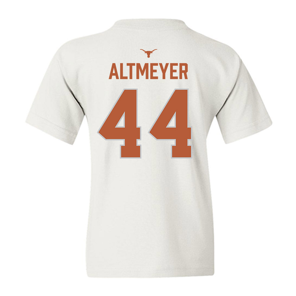 Texas - NCAA Softball : Kaiah Altmeyer - National Champions 2026 Hook' Em Youth T-Shirt-1