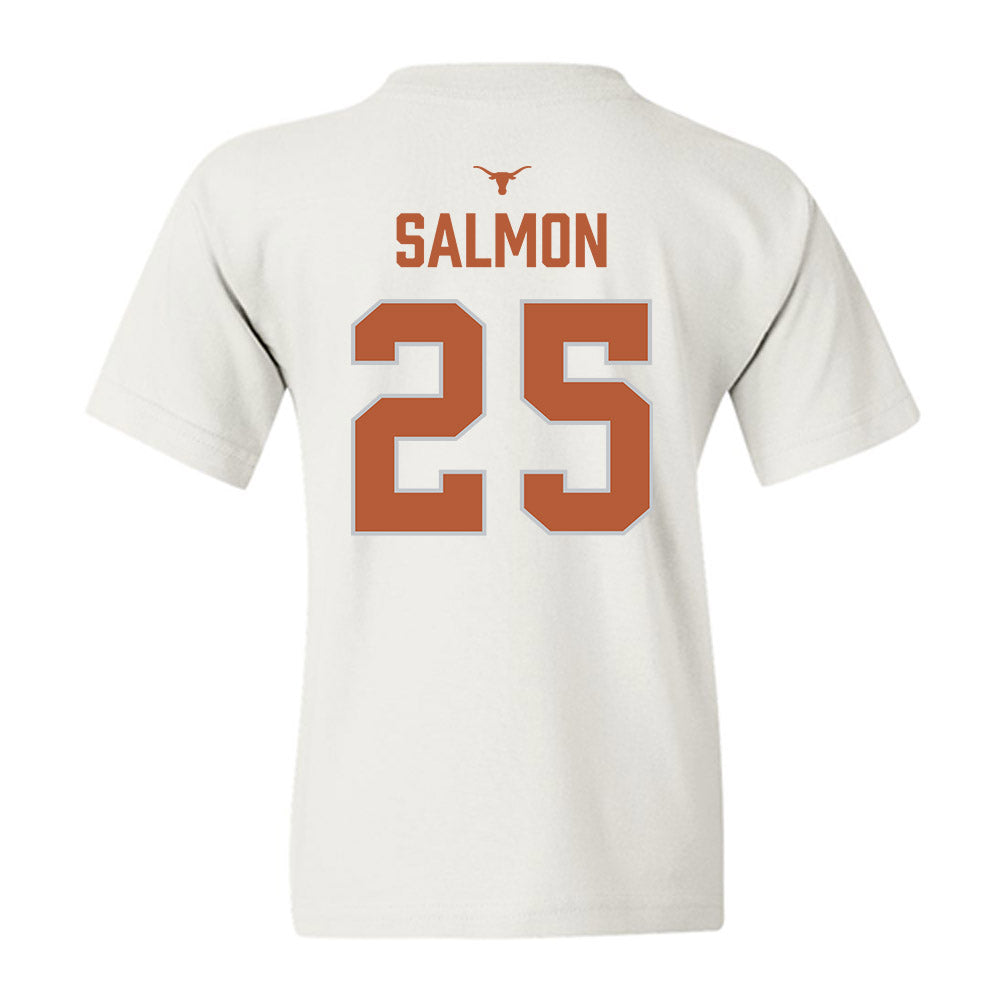 Texas - NCAA Softball : Cambria Salmon - National Champions 2026 Hook' Em Youth T-Shirt-1