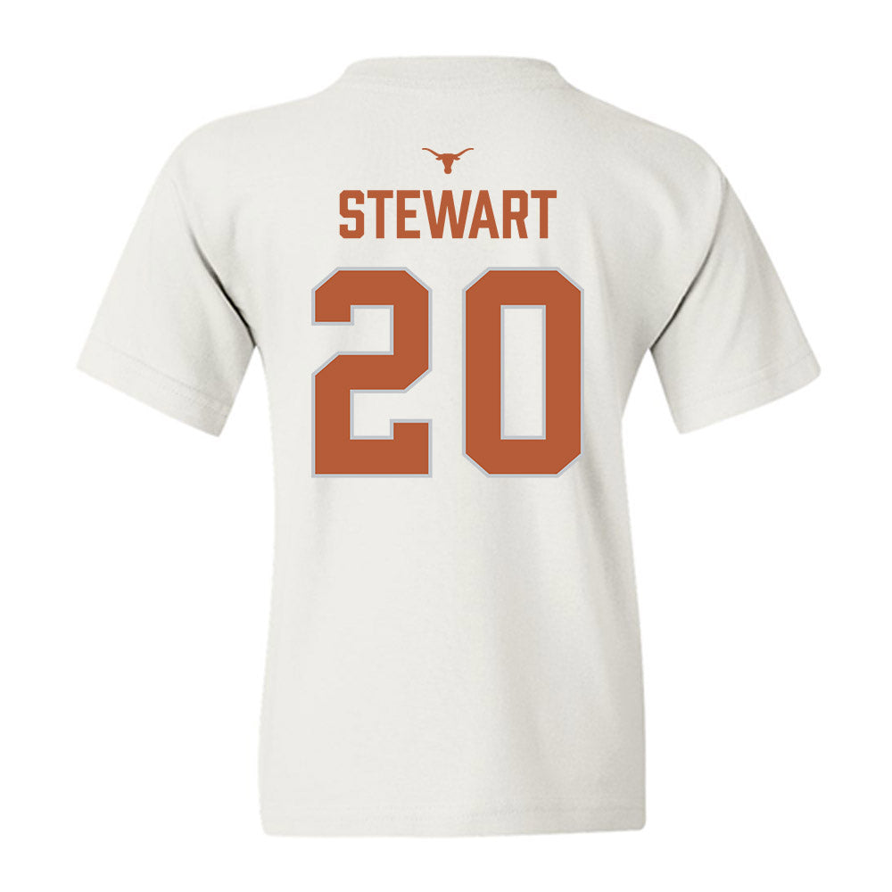 Texas - NCAA Softball : Katie Stewart - National Champions 2026 Hook' Em Youth T-Shirt-1