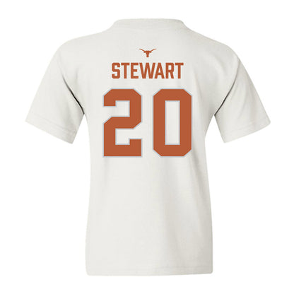 Texas - NCAA Softball : Katie Stewart - National Champions 2026 Hook' Em Youth T-Shirt-1