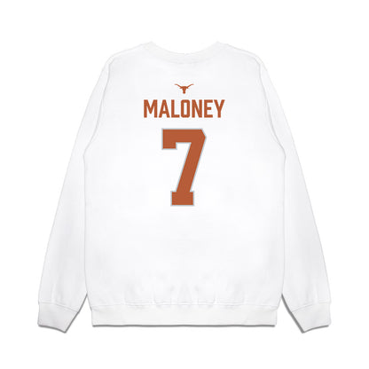 Texas - NCAA Softball : Ashton Maloney - National Champions 2026 Hook' Em Premium Crewneck Sweatshirt-1