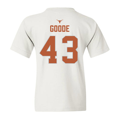 Texas - NCAA Softball : Leighann Goode - National Champions 2026 Hook' Em Youth T-Shirt-1