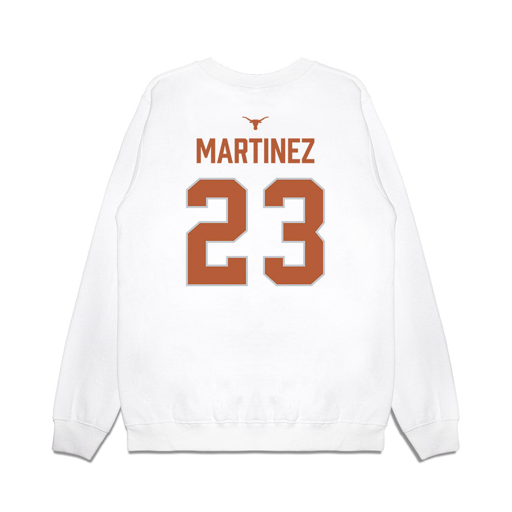 Texas - NCAA Softball : Viviana Martinez - National Champions 2026 Hook' Em Premium Crewneck Sweatshirt-1