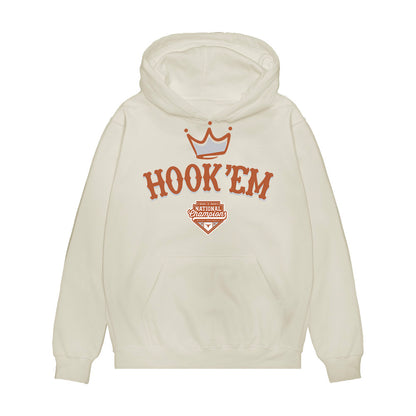 Texas - NCAA Softball : Drea Wilson - National Champions 2026 Hook' Em Premium Hooded Sweatshirt-0