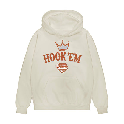 Texas - NCAA Softball : Adayah Wallace - National Champions 2026 Hook' Em Premium Hooded Sweatshirt-0