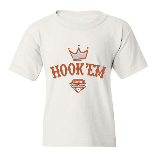 Texas - NCAA Softball : Viviana Martinez - National Champions 2026 Hook' Em Youth T-Shirt-0