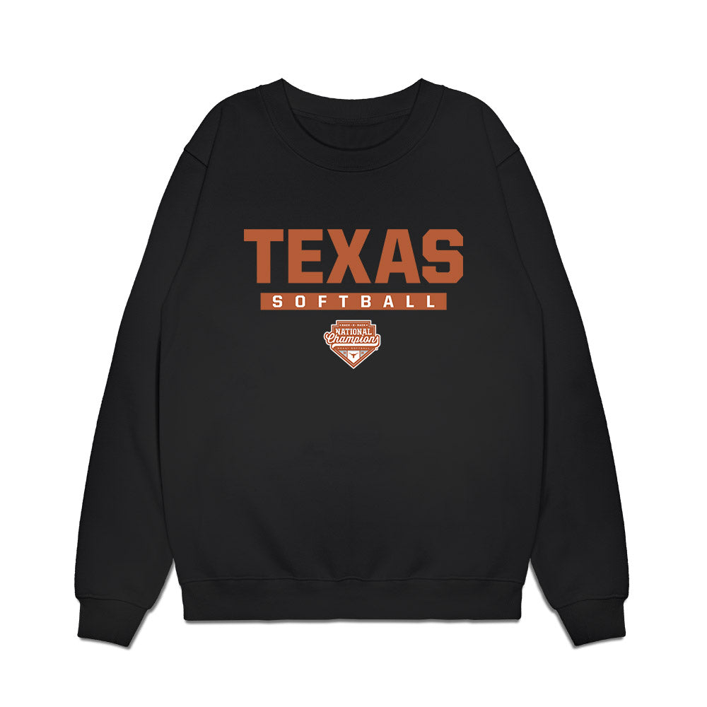 Texas - NCAA Softball : National Champions 2026 Roster List Premium Crewneck Sweatshirt-0
