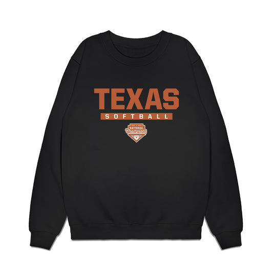 Texas - NCAA Softball : National Champions 2026 Roster List Premium Crewneck Sweatshirt-0