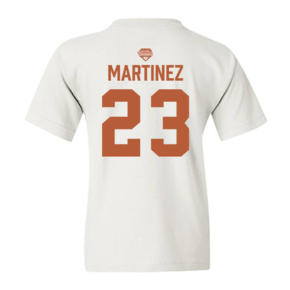 Texas - NCAA Softball : Viviana Martinez - National Champions 2026 Texas State Outline Youth T-Shirt-1