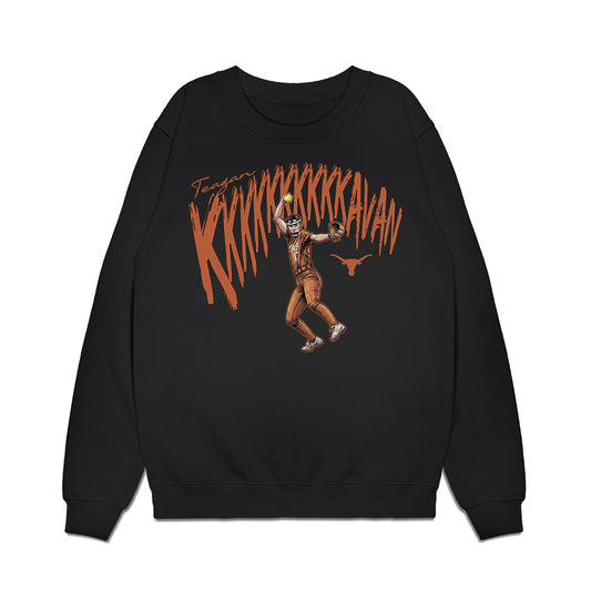 Texas - NCAA Softball : Teagan Kavan - 10 strikeouts Premium Crewneck Sweatshirt-0