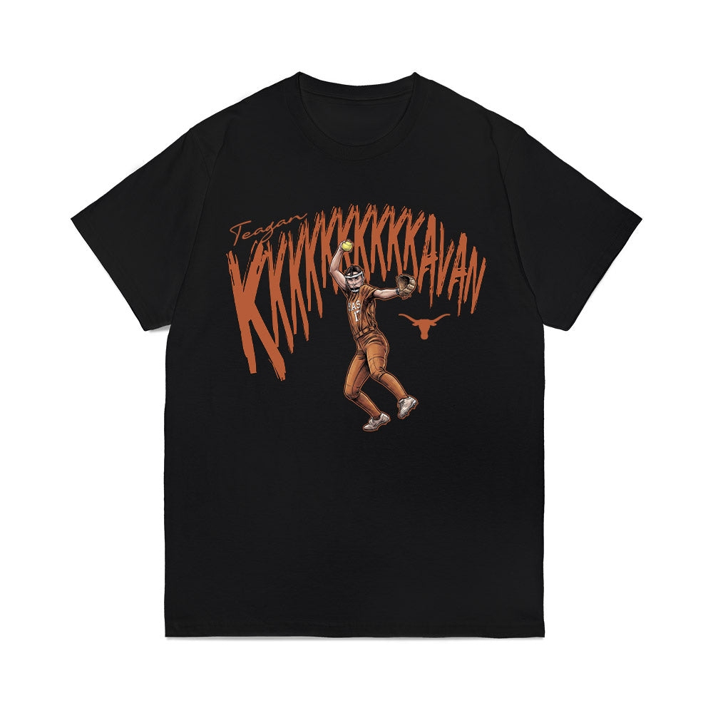 Texas - NCAA Softball : Teagan Kavan - 10 strikeouts Comfort Colors T-Shirt-0