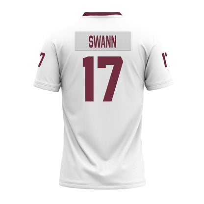Mississippi State - NCAA Football : AJ Swann - White Premium Football Jersey-1
