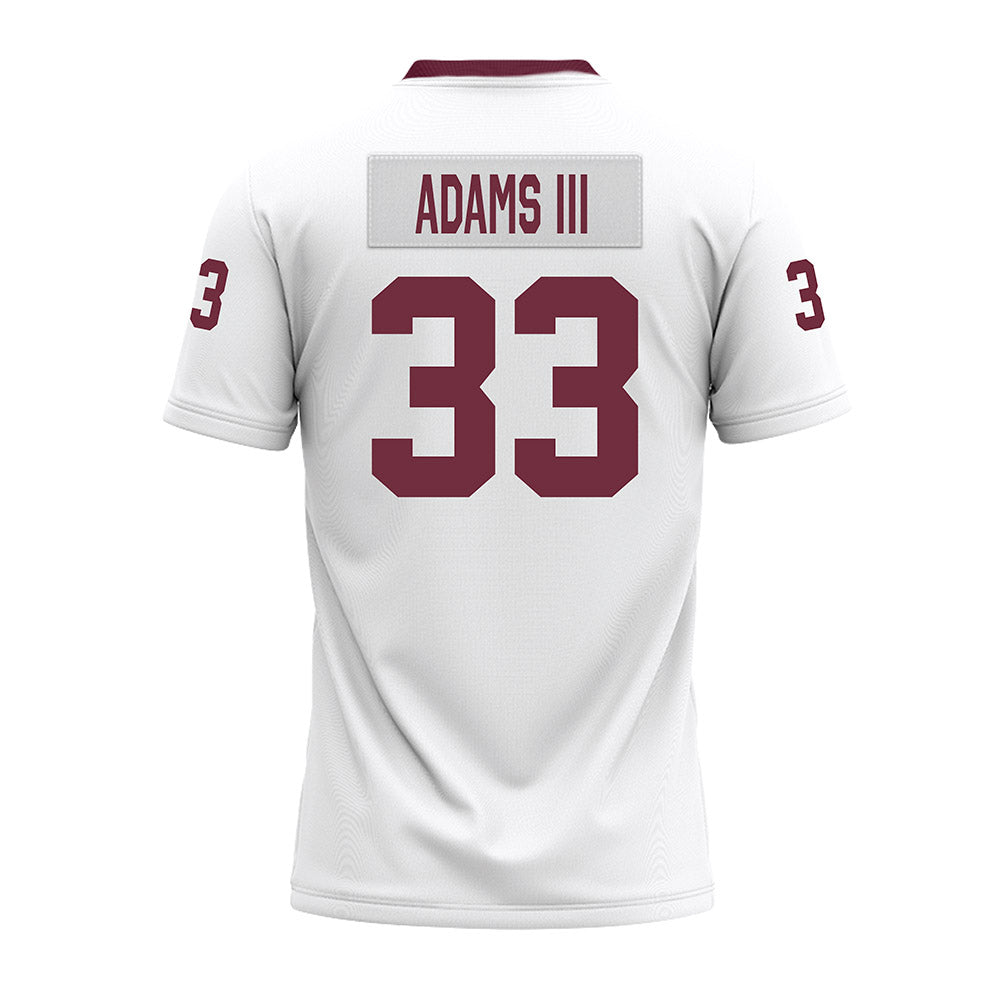 Mississippi State - NCAA Football : Douglas Adams III - White Premium Football Jersey-1
