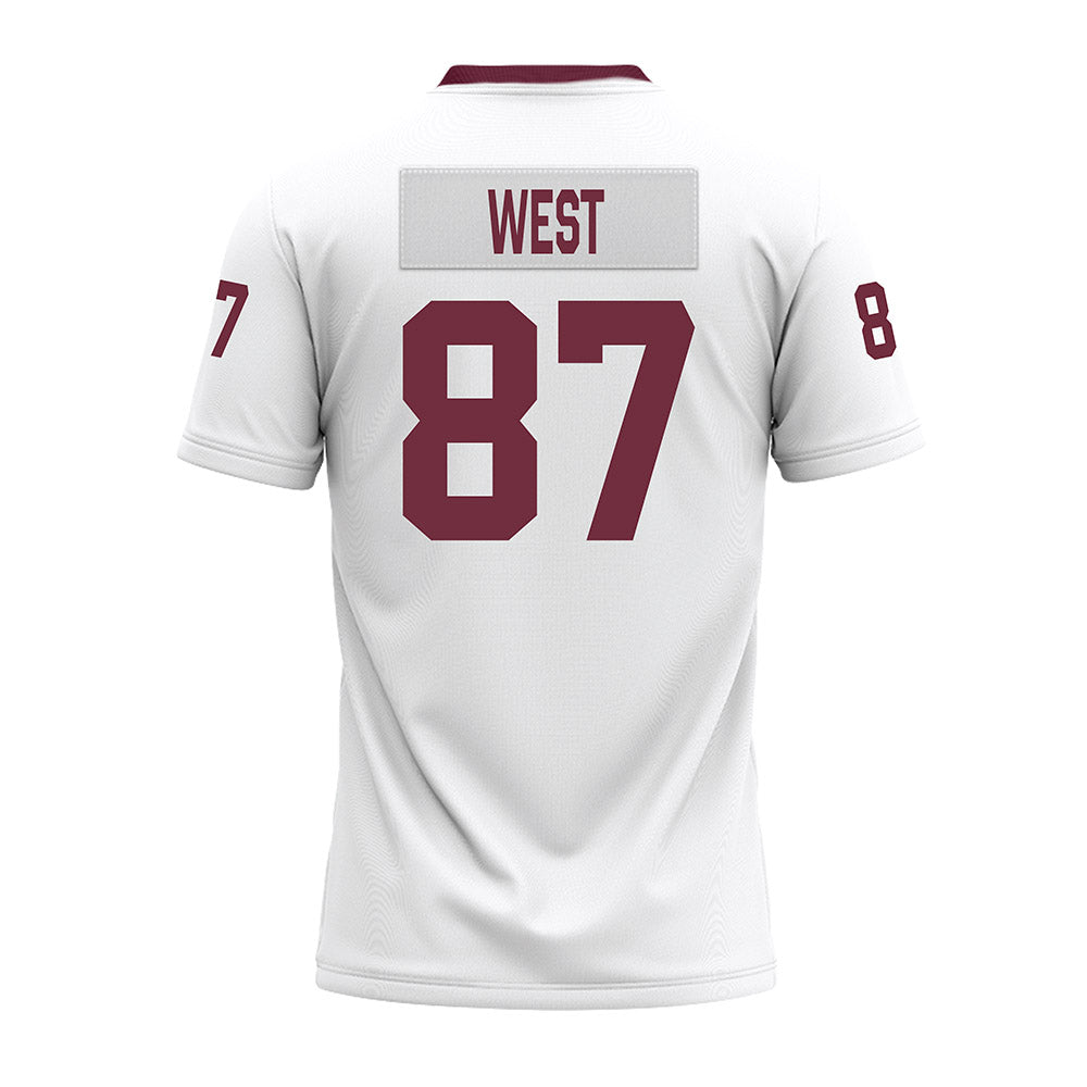 Mississippi State - NCAA Football : Sam West - White Premium Football Jersey-1