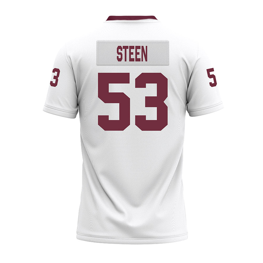 Mississippi State - NCAA Football : Dylan Steen - White Premium Football Jersey-1