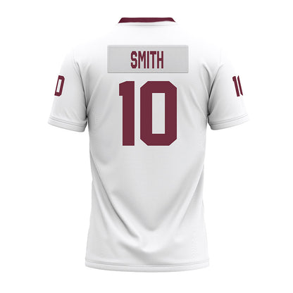 Mississippi State - NCAA Football : jalen smith - White Premium Football Jersey-1