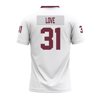 Mississippi State - NCAA Football : Terrance Love - White Premium Football Jersey-1