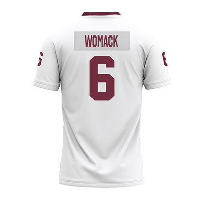 Mississippi State - NCAA Football : Bralan Womack - White Premium Football Jersey-1